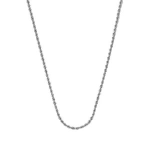 1.05mm Diamond Cut Rope Chain - 24"