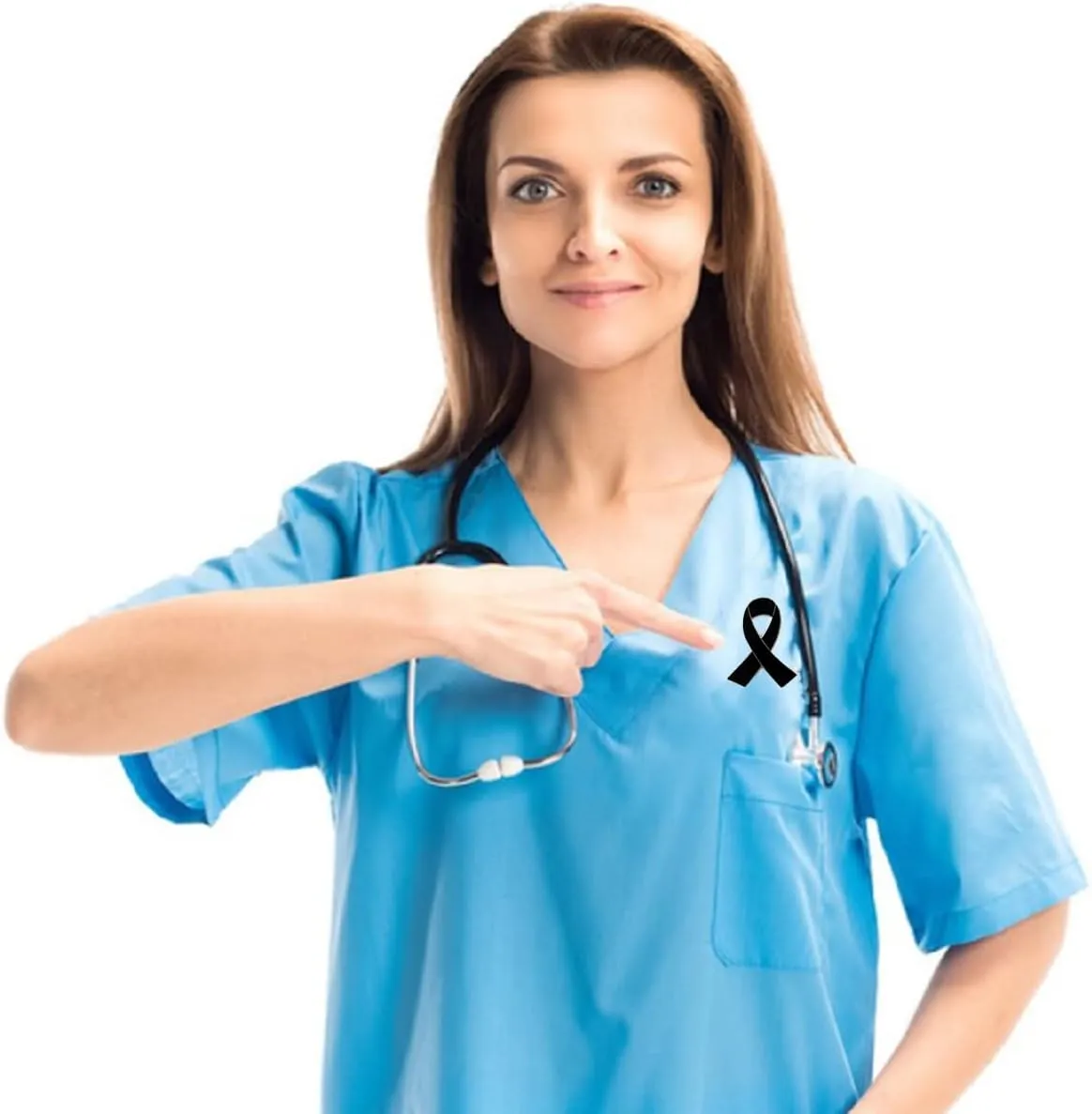 10Pcs Ribbon Pin, Mental Health Awareness Multicolor Ribbon Lapel Pins Brooch