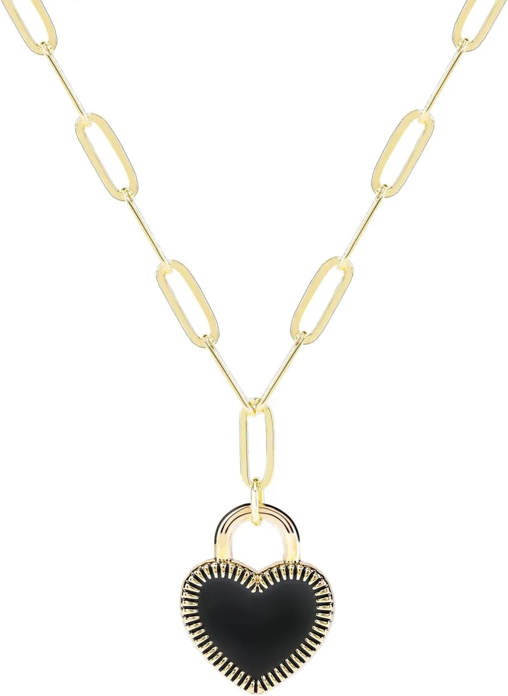 14K Gold Plated Heart Locket Necklace for Women  Elegant Minimalist Pendant with Adjustable 16"-18" Chain, Dainty Everyday Jewelry Gift for Her, Valentines Day, Birthday, Anniversary (Box Included)