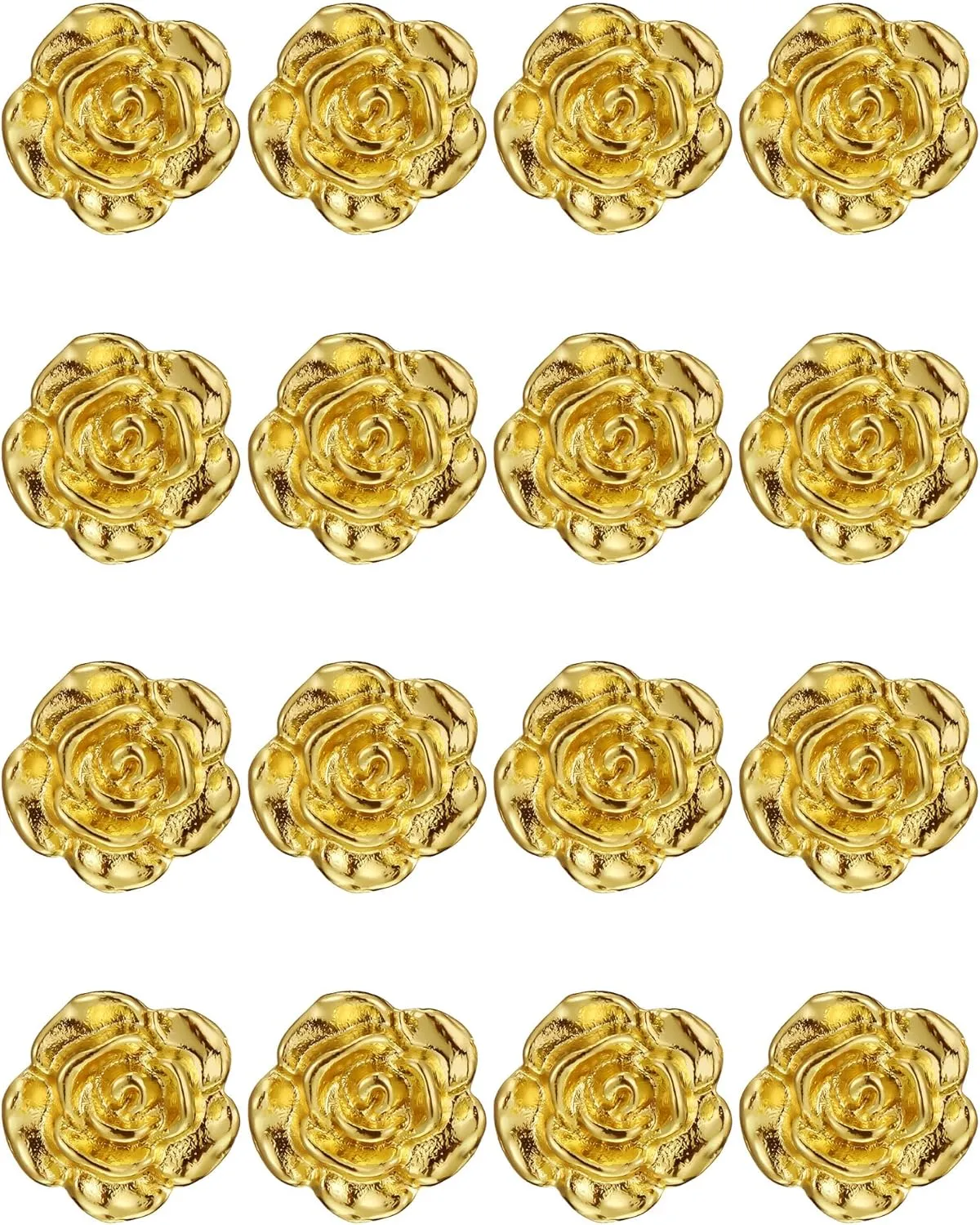 16 Pcs Gold Tone Lapel Pins Brooch for Men Suit,metal Rose Flower Brooch Pins for Women,mens Suit Groom Tuxedo Accessories on Wedding Birthday Anniversary Father's Day