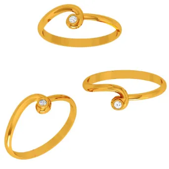 22k Surreal Enchanting Gold Ring