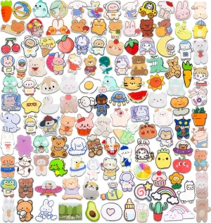 60/102 Pcs Acrylic Brooch Pins, Cute Backpack Pins, Backpack Beauty Pins for Bags, Hoodies, Hats, Coats Kawaii Accessories, Gifts for Girls Random Mixed Packaging
