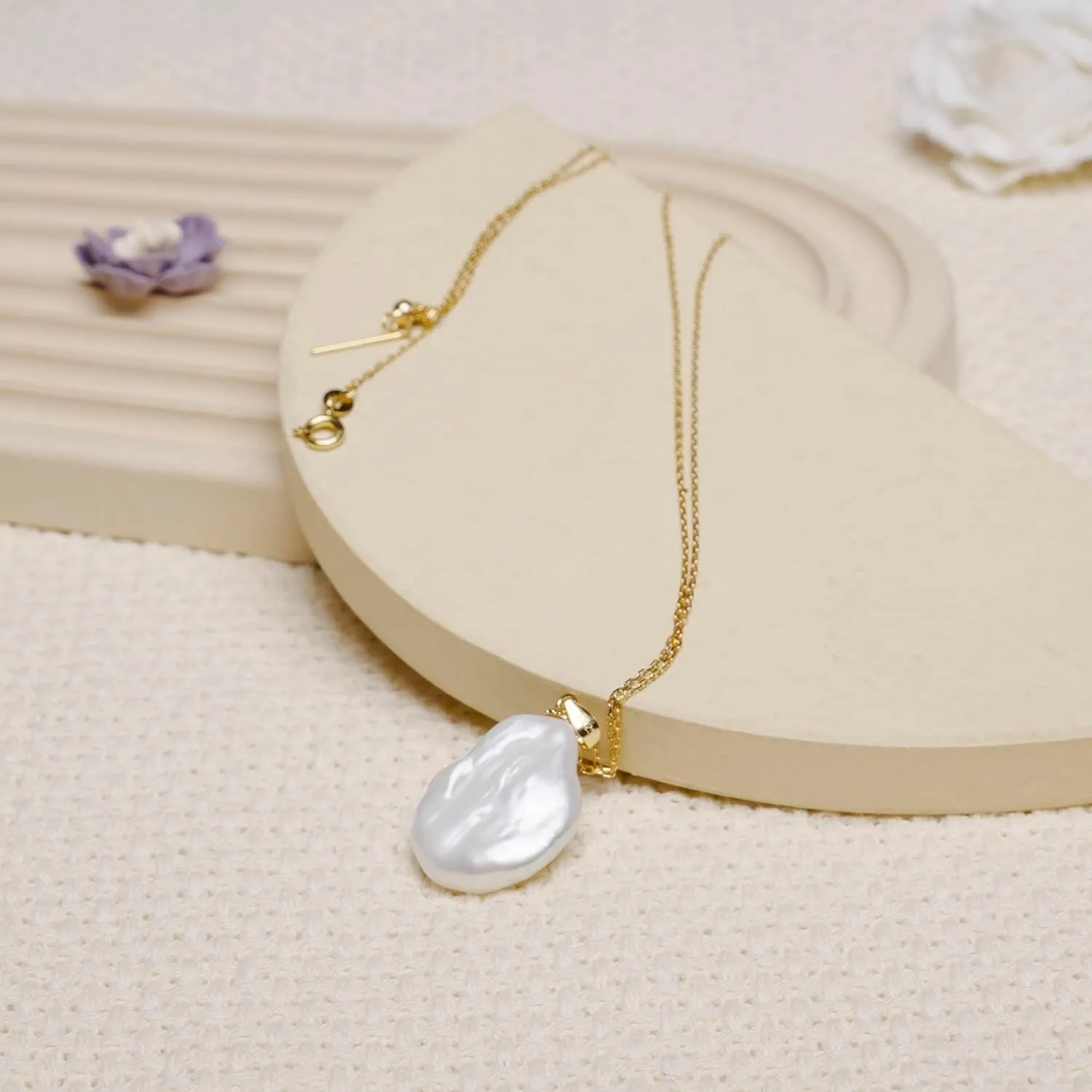 925 Sterling Silver Dainty Freshwater Cultured Pearl Choker Necklace White Genuine Real Pearl Charm Necklaces Jewelry Gifts for Her