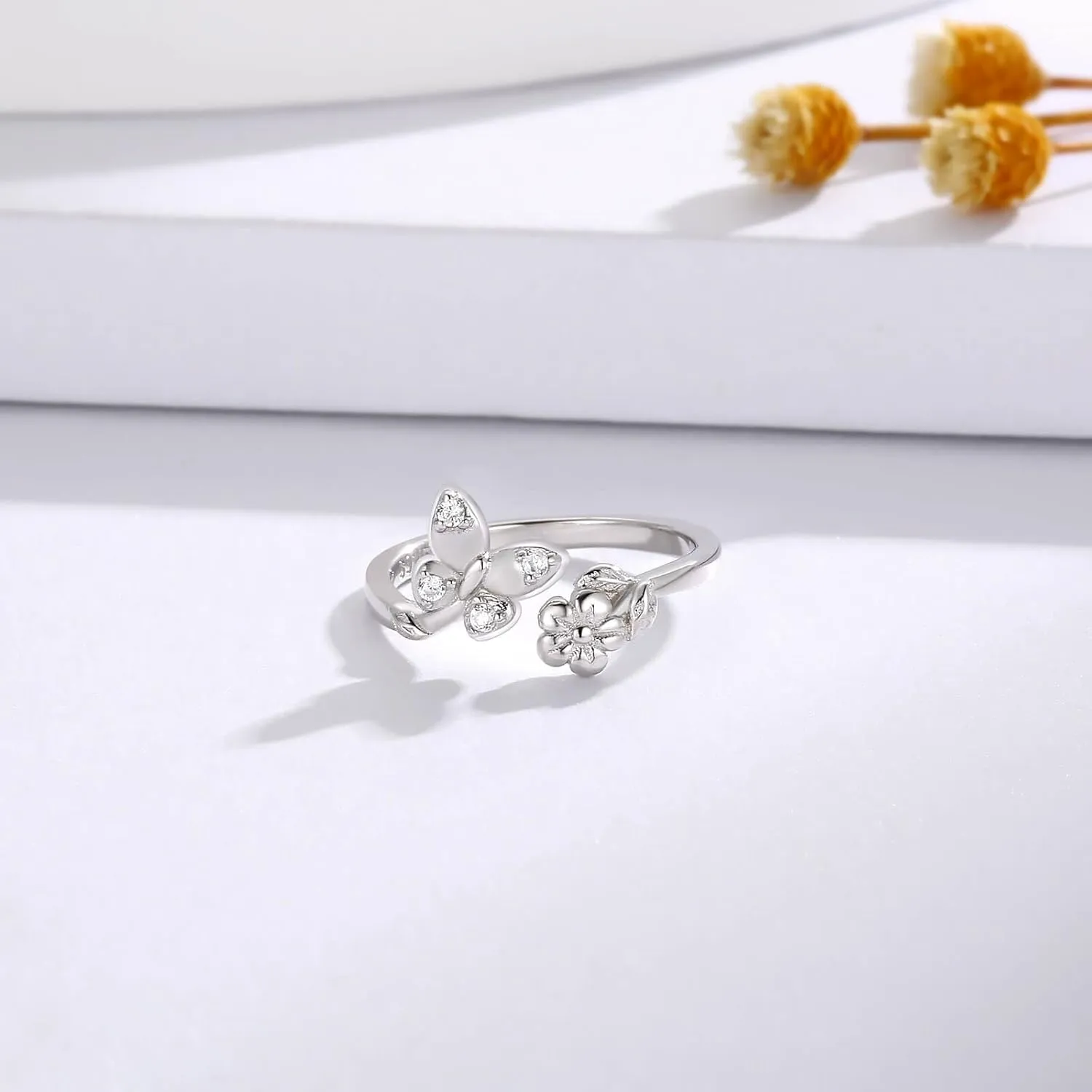 925 Sterling Silver Toe Rings for Women Boho Adjustable Mid Finger Rings Summer Vacation Ocean Beach