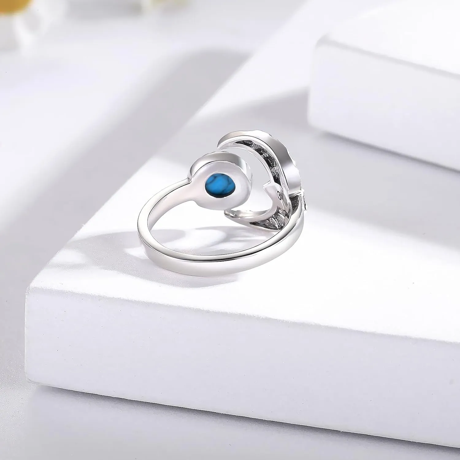925 Sterling Silver Toe Rings for Women Boho Adjustable Mid Finger Rings Summer Vacation Ocean Beach