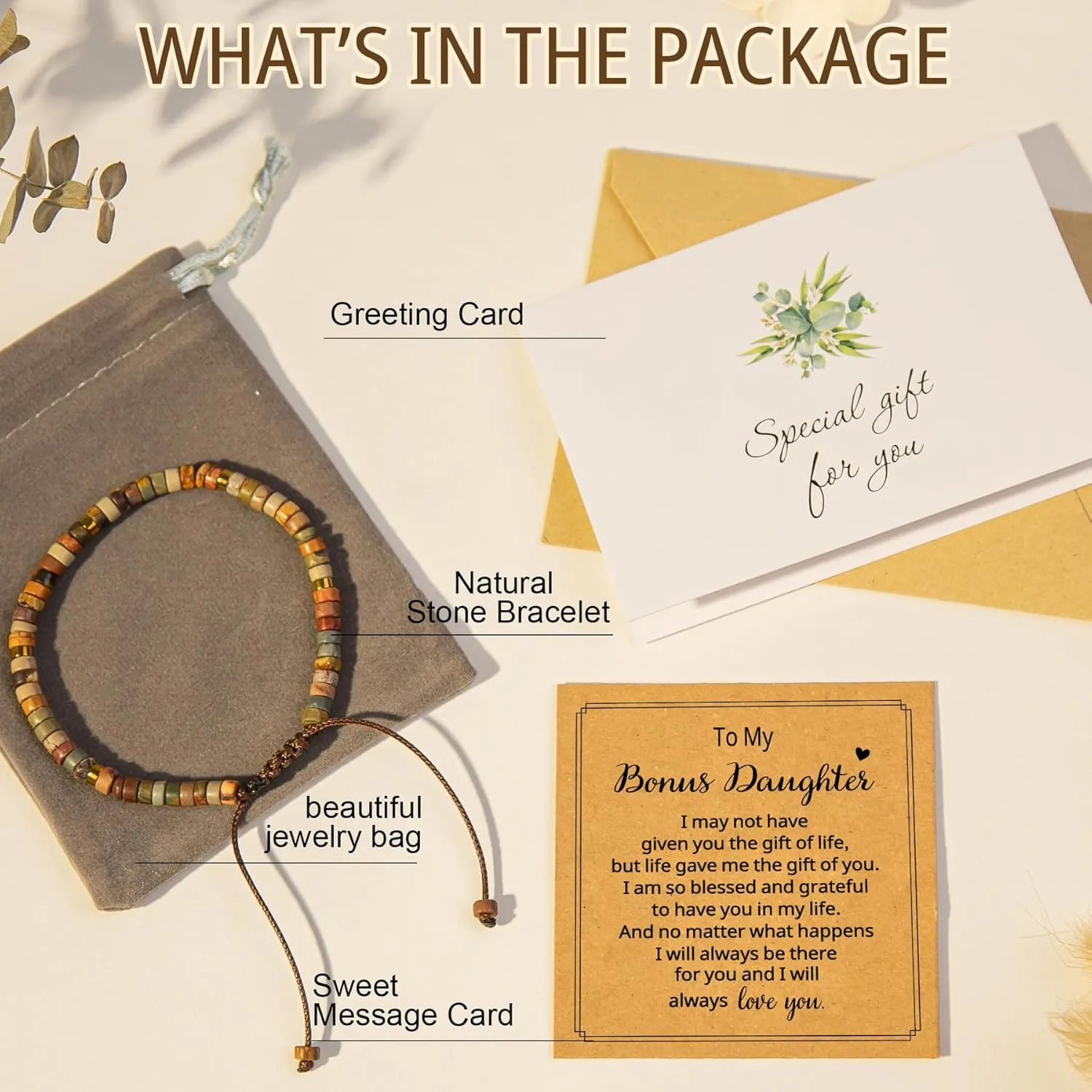 AGOT Daughter in Law Bracelets Gifts: Dear Daughter in Law Birthday Gifts from Mother in Law