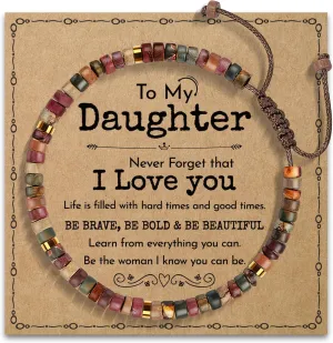 AGOT Daughter in Law Bracelets Gifts: Dear Daughter in Law Birthday Gifts from Mother in Law