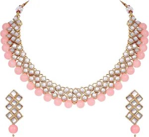 Aheli Indian Wedding Party Wear Necklace Earring Set Bollywood Stylish Ethnic Traditional Jewelry Gift for Women