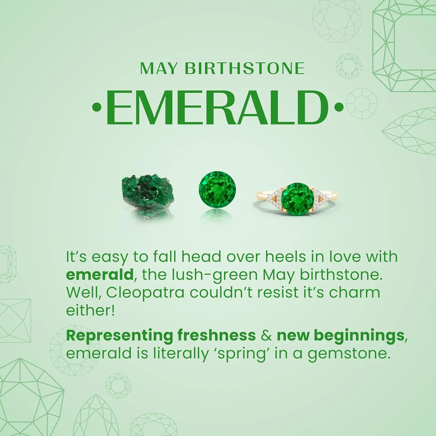 Angara Lab Grown Round Emerald Dangle Pendant with Lab Diamond Halo in 14K Solid Gold/Platinum | May Birthstone, Birthday, Engagement, Anniversary, Wedding Jewelry Gift for Women