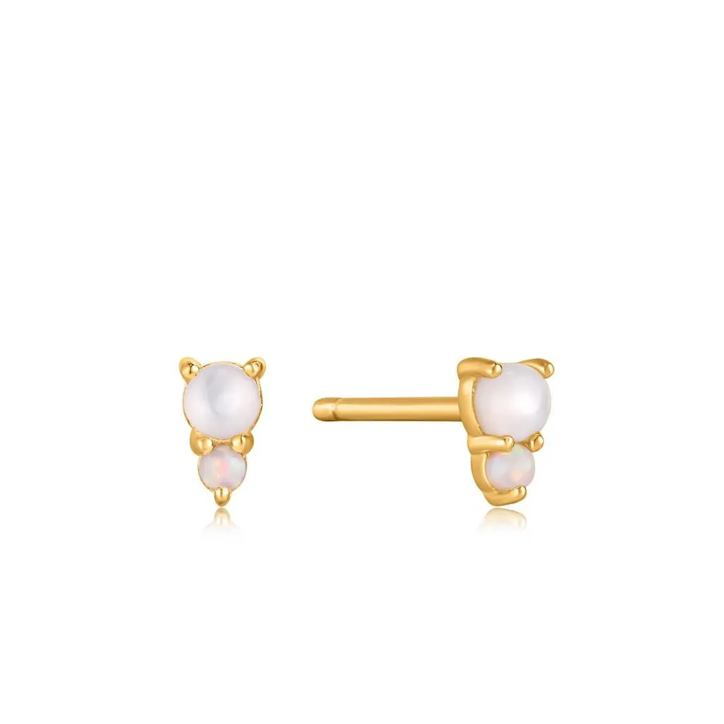 Ania Haie Rising Star Kyoto Opal Stud Earrings
