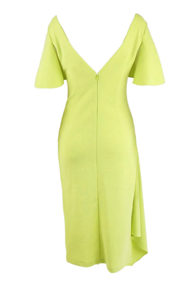 Ask Lula Dress in Lime