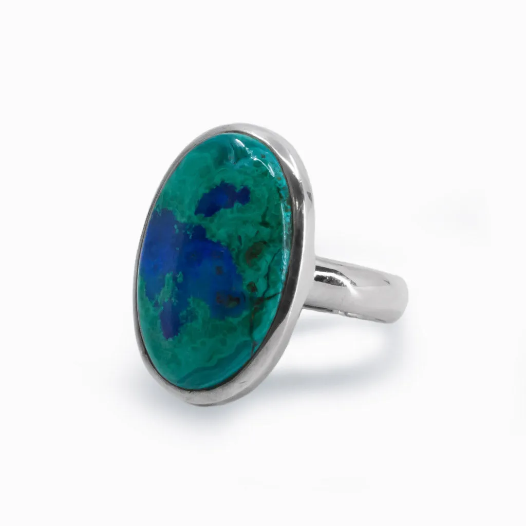 Azurite Malachite Ring