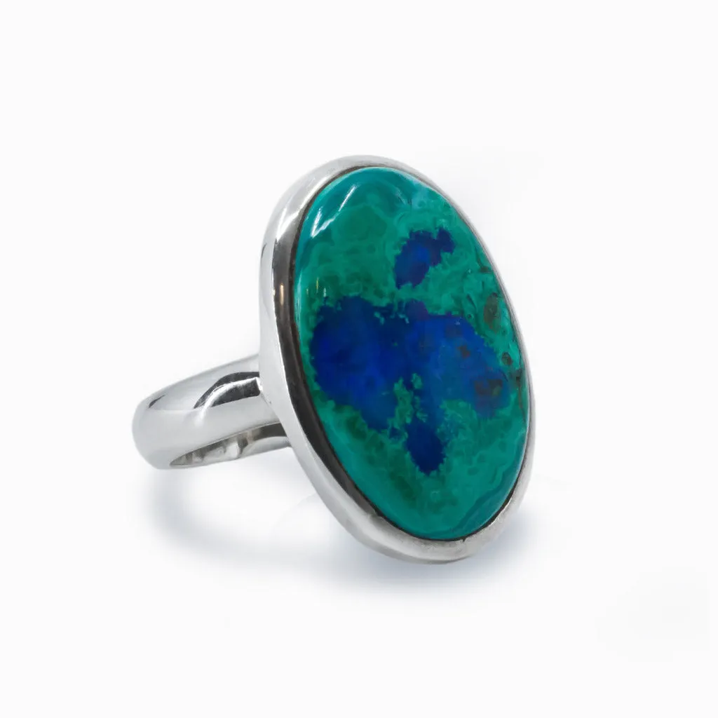 Azurite Malachite Ring