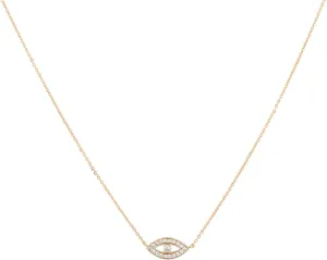 BENEIGE Gold Necklace for Women 14K Gold Plated Evil Eye Necklace Trendy Gold Pendant Necklace Jewelry For Women