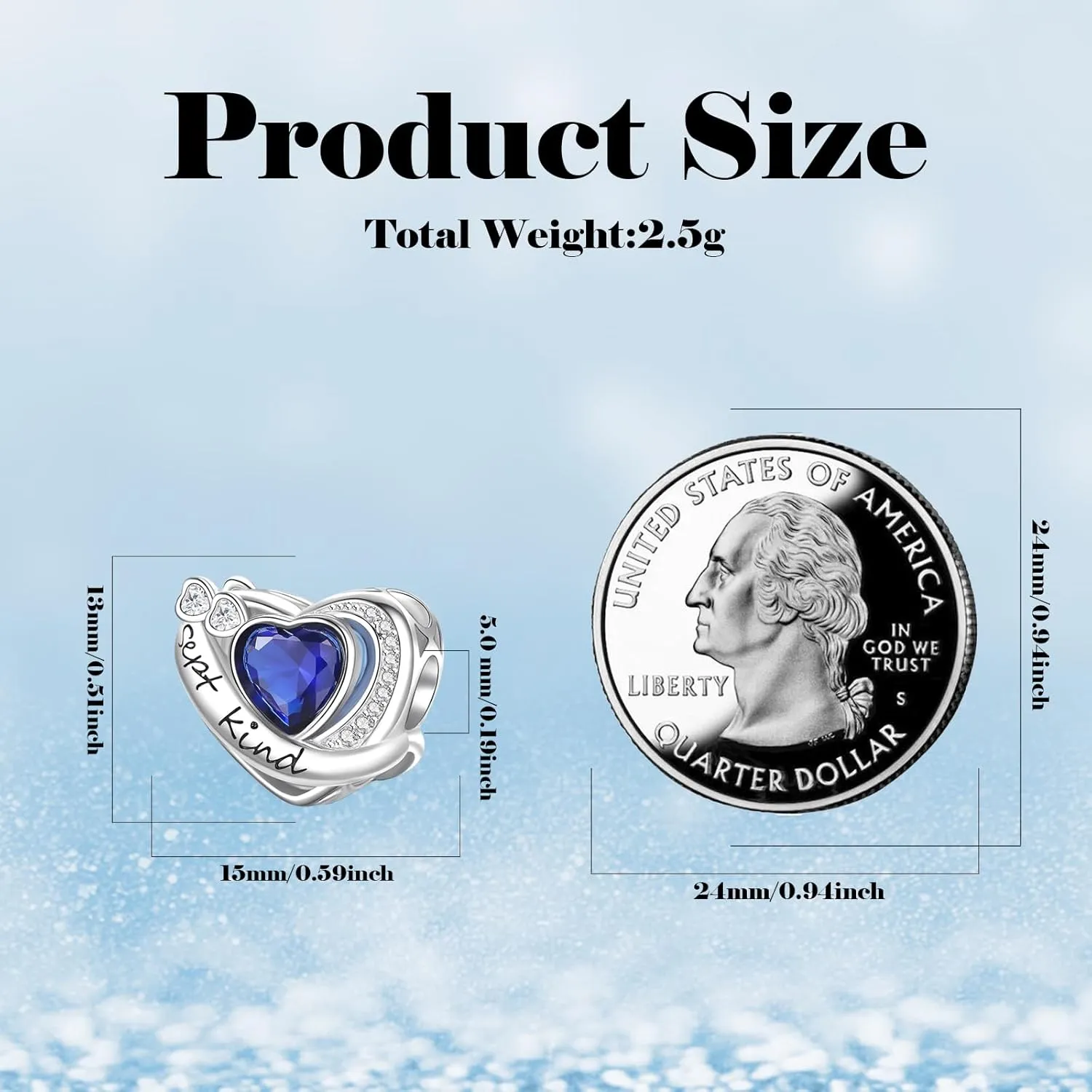 Birthstone Heart Charms 925 Sterling Silver,Love Heart Beads for Charm Bracelets and Necklaces with 5A Cubic Zirconia,Birthday Mothers Day Jewelrys