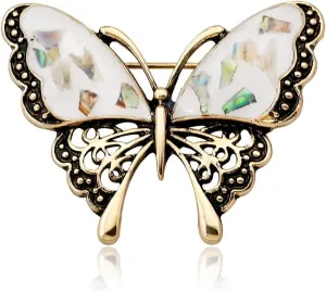 Butterfly Brooch pins Women Enamel Insect Pin Lapel Pin Safety Pin