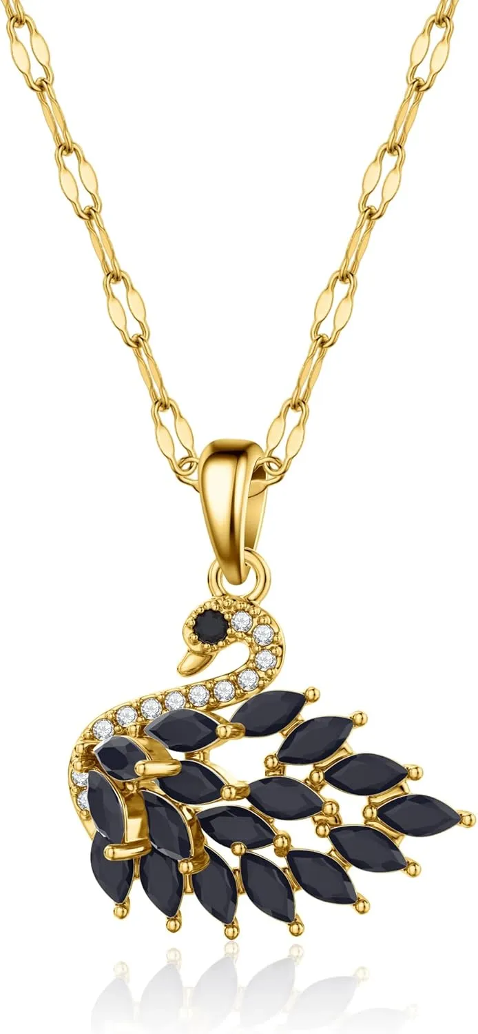 Butterfly Necklaces For Women Trendy 18k Gold Plated Butterfly Pendent, Moon Planet, Bee, Swan,Teardrop, Dolphin, Heart,Angel Pendant Gifts For Women