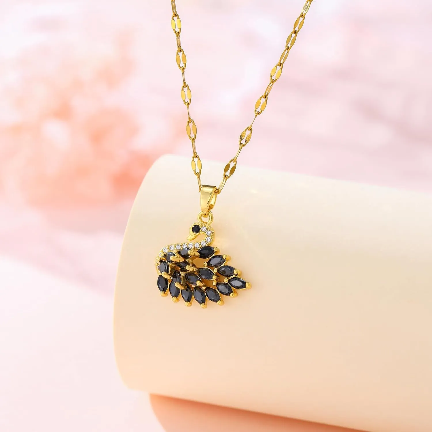 Butterfly Necklaces For Women Trendy 18k Gold Plated Butterfly Pendent, Moon Planet, Bee, Swan,Teardrop, Dolphin, Heart,Angel Pendant Gifts For Women