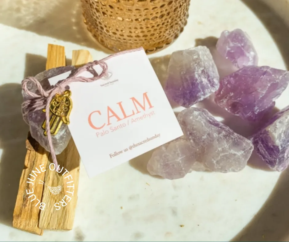 CALM Intentional Bundle | Palo Santo & Amethyst