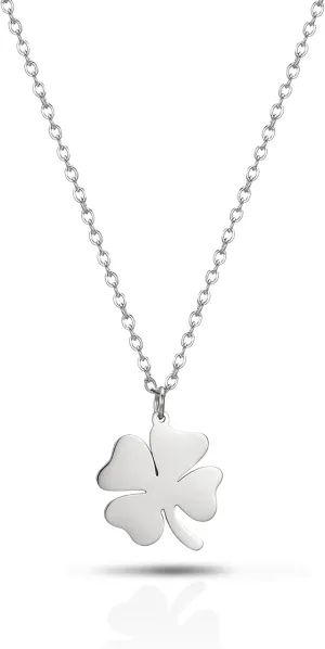 Celtic Good Luck Four Leaf Clover Necklace Irish Shamrock Shape Lucky Charm Pendant Protection Amulet Jewelry For Women Teen