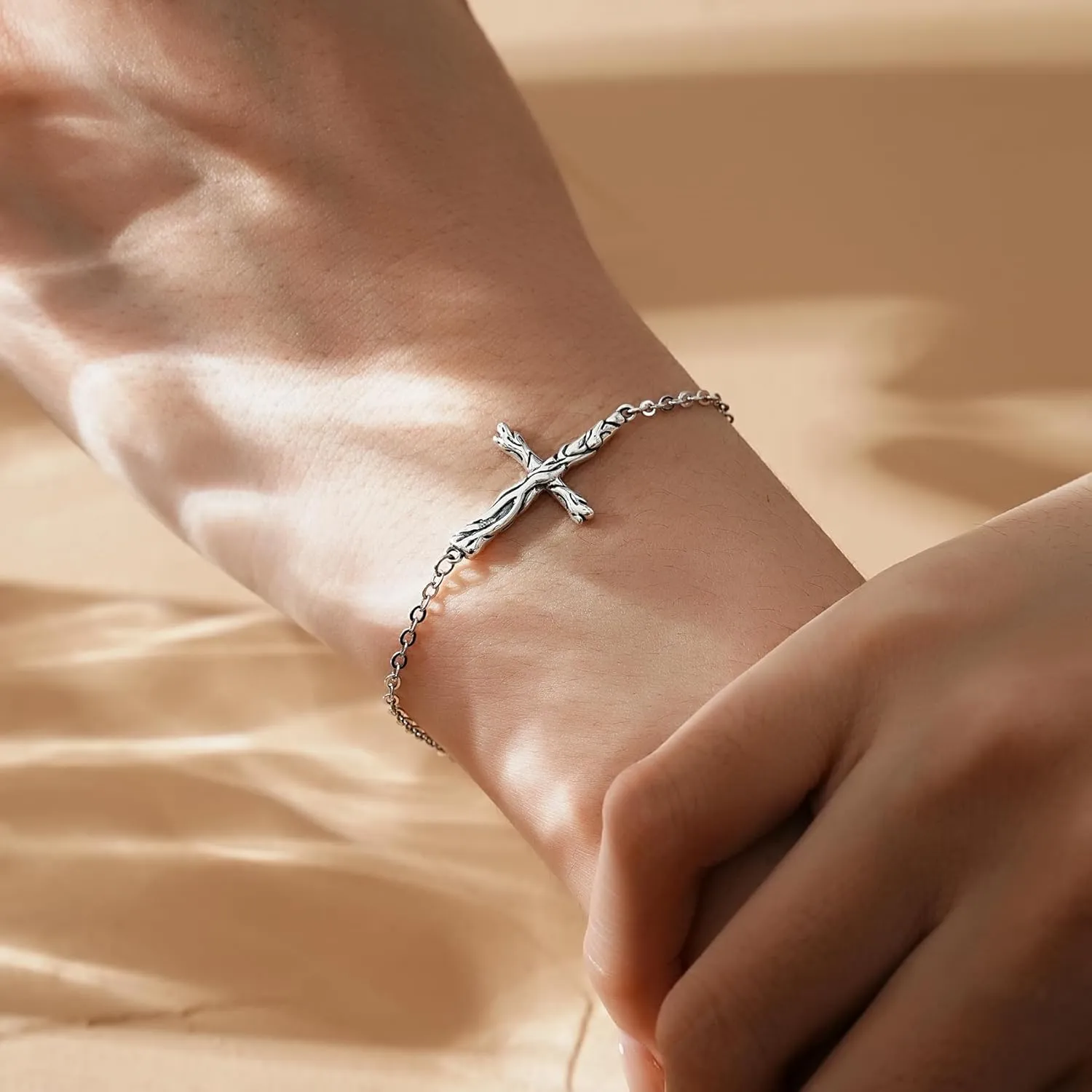 CHIC & ARTSY Opal Bracelet 925 Sterling Silver Synthetic Opal Bracelet Opal Butterfly, Stethoscope, Evil Eye, Cross, Bar, Infinity Bracelet for Women Adjustable Sister Friendship Bracelets Christmas Jewelry