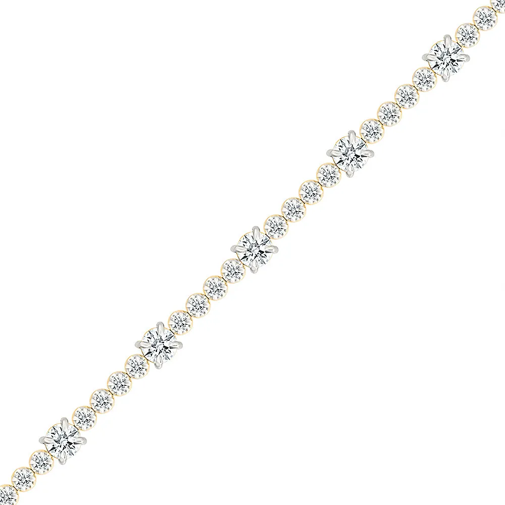 Chic Gold & Diamond Bracelet