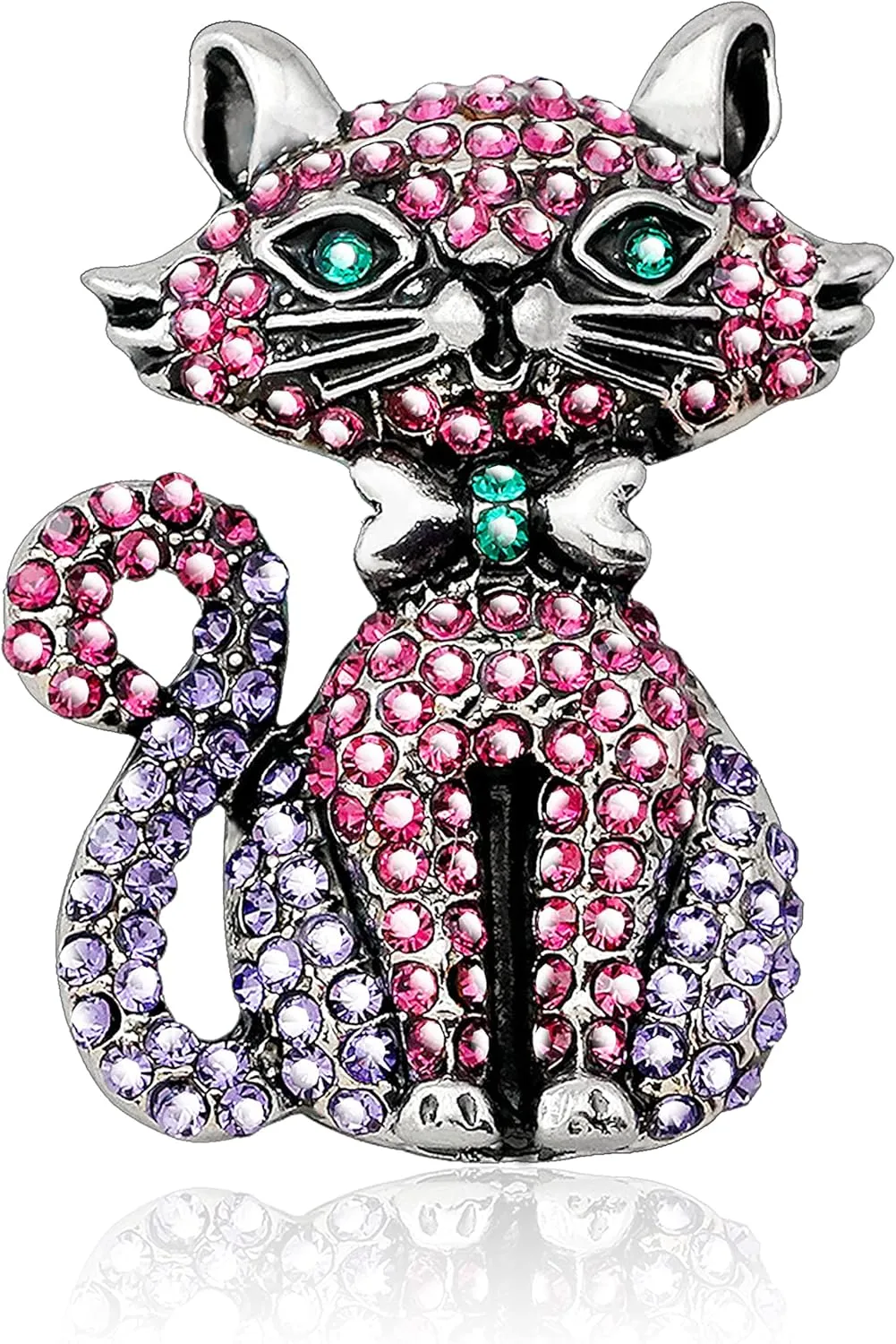 Classical Teddy Bear Rhinestones Bowknot Brooches Cute Animal Cat Enamel Squirrel Pin Corsage Scarf Clips