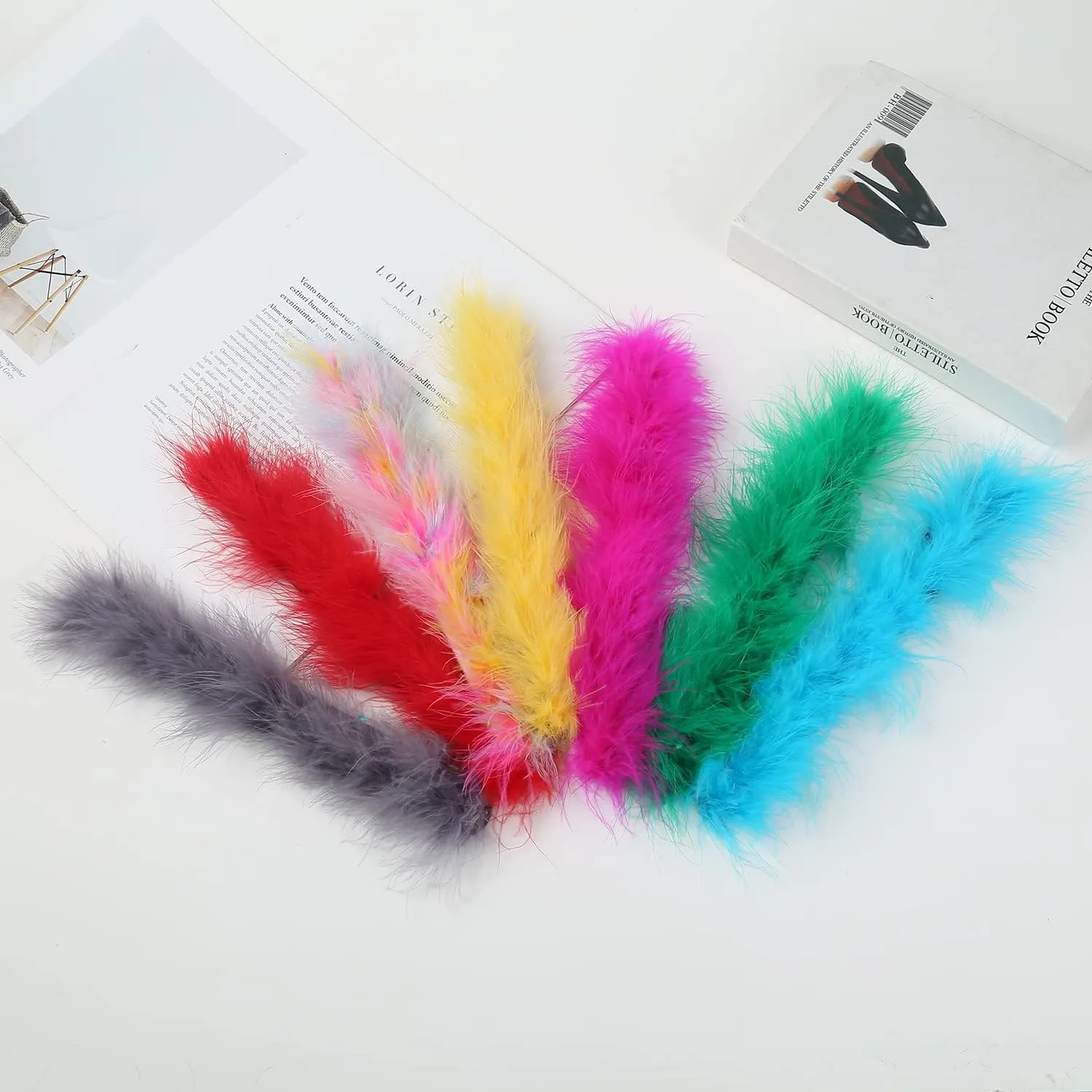 Cooluckday 2Pcs Women's Feather Slap Bracelets Watch Patting Circle Slap Ring Wrist Decoration Cuff Sleeves Slap Bangle