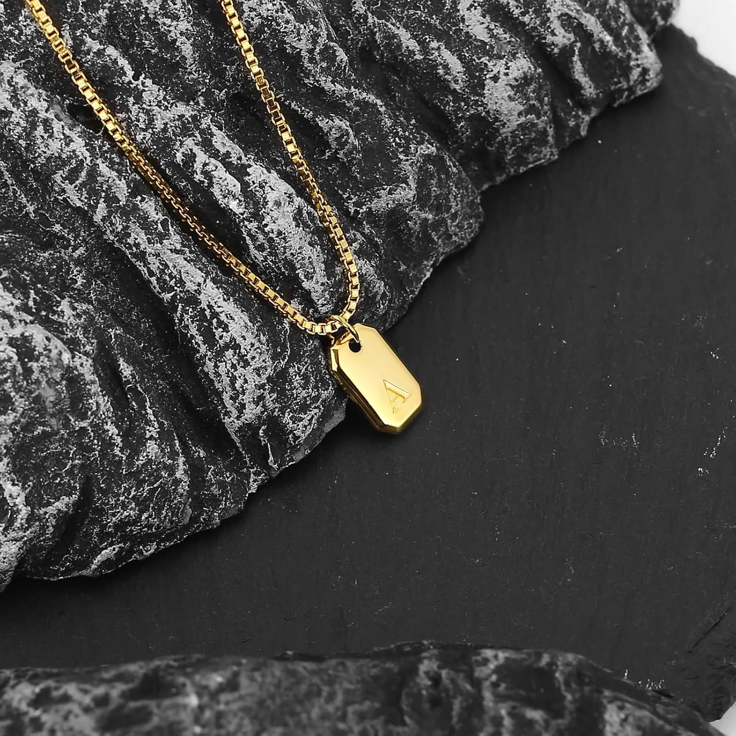 Custom Bubble 3D Letter Necklace Personalized Name Necklace 14K Gold Graduation Gifts Initial Necklace Dainty Charm Balloon Handmade Jewelry for Women Customized Alphabet Pendant A-Z