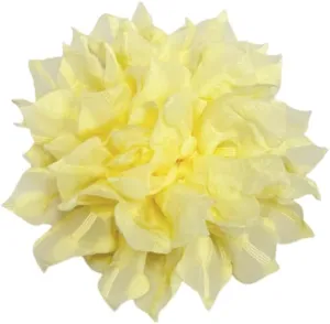 Dainty Lace Flower Large Brooch Lapel Pins Handmade Fabric Sunflower Brooches Pin Classic for Women Wedding Party Dance Banquet Dress Suit Clothes Accessories Jewelry Gifts 110mm