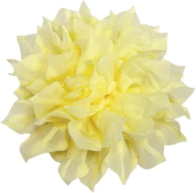 Dainty Lace Flower Large Brooch Lapel Pins Handmade Fabric Sunflower Brooches Pin Classic for Women Wedding Party Dance Banquet Dress Suit Clothes Accessories Jewelry Gifts 110mm