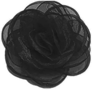 Dainty Rose Flower Brooches Pins Delicate Large Lace Flowers Brooch Classic for Wedding Party Dance Banquet for Women Ladies Elegant Lapel Pin Dress Suit Clothes Accessories Jewelry Valentine's Day Gifts 100mm