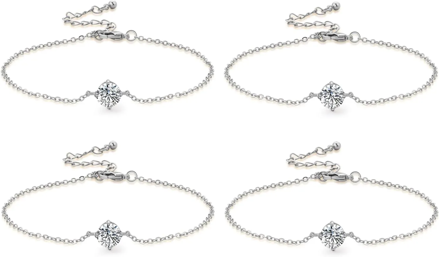 DHQH Bridesmaids Gift Set of 6 or 4 Bridesmaid Bracelet 18K Gold Plated Knot Bracelet I Couldnt Tie a Knot Without You Wedding Bridesmaid Proposal Bracelets Jewelry Gifts for Women