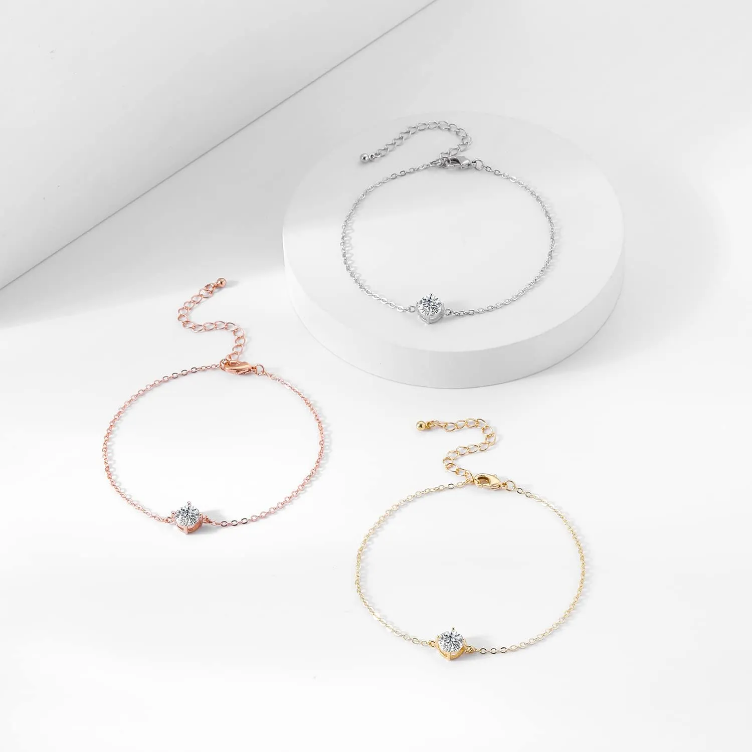 DHQH Bridesmaids Gift Set of 6 or 4 Bridesmaid Bracelet 18K Gold Plated Knot Bracelet I Couldnt Tie a Knot Without You Wedding Bridesmaid Proposal Bracelets Jewelry Gifts for Women
