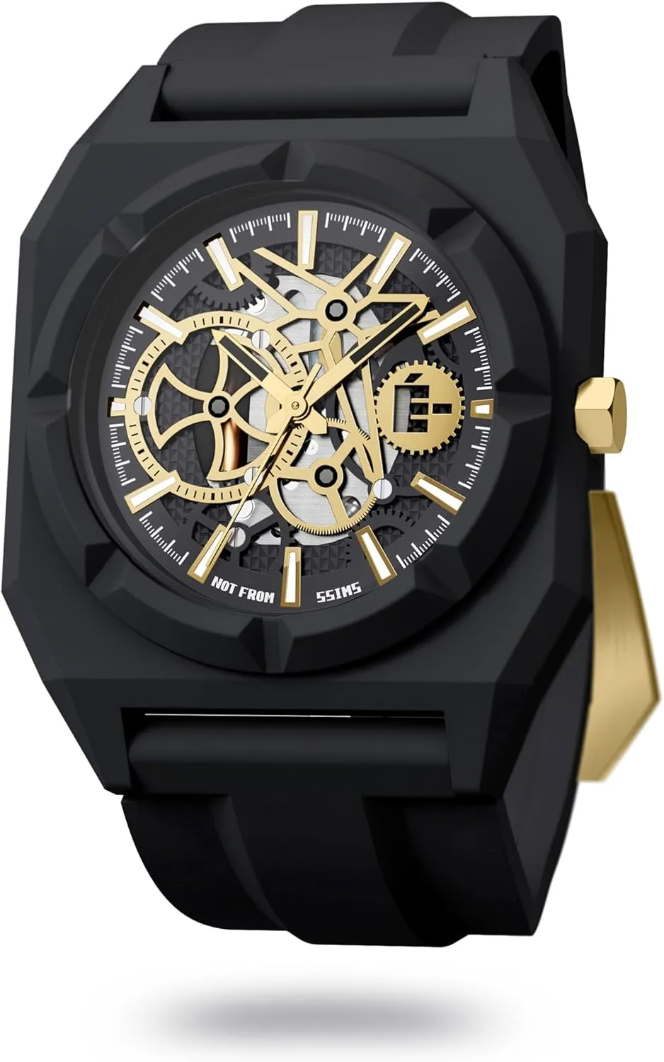 doubl-Standard SKLTON Fashion Watch for Men & Women, Waterproof Quartz Design, Perfect for Fashion Trendsetters, Stylish Watch to Match Outfits