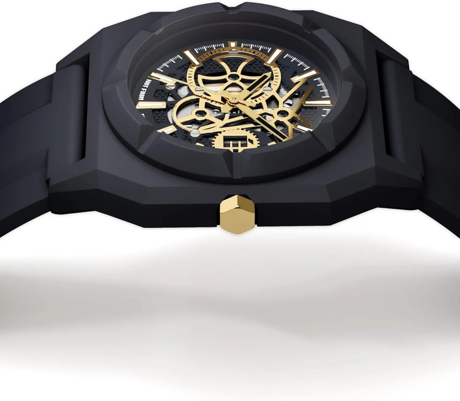 doubl-Standard SKLTON Fashion Watch for Men & Women, Waterproof Quartz Design, Perfect for Fashion Trendsetters, Stylish Watch to Match Outfits
