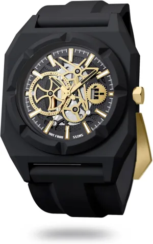 doubl-Standard SKLTON Fashion Watch for Men & Women, Waterproof Quartz Design, Perfect for Fashion Trendsetters, Stylish Watch to Match Outfits