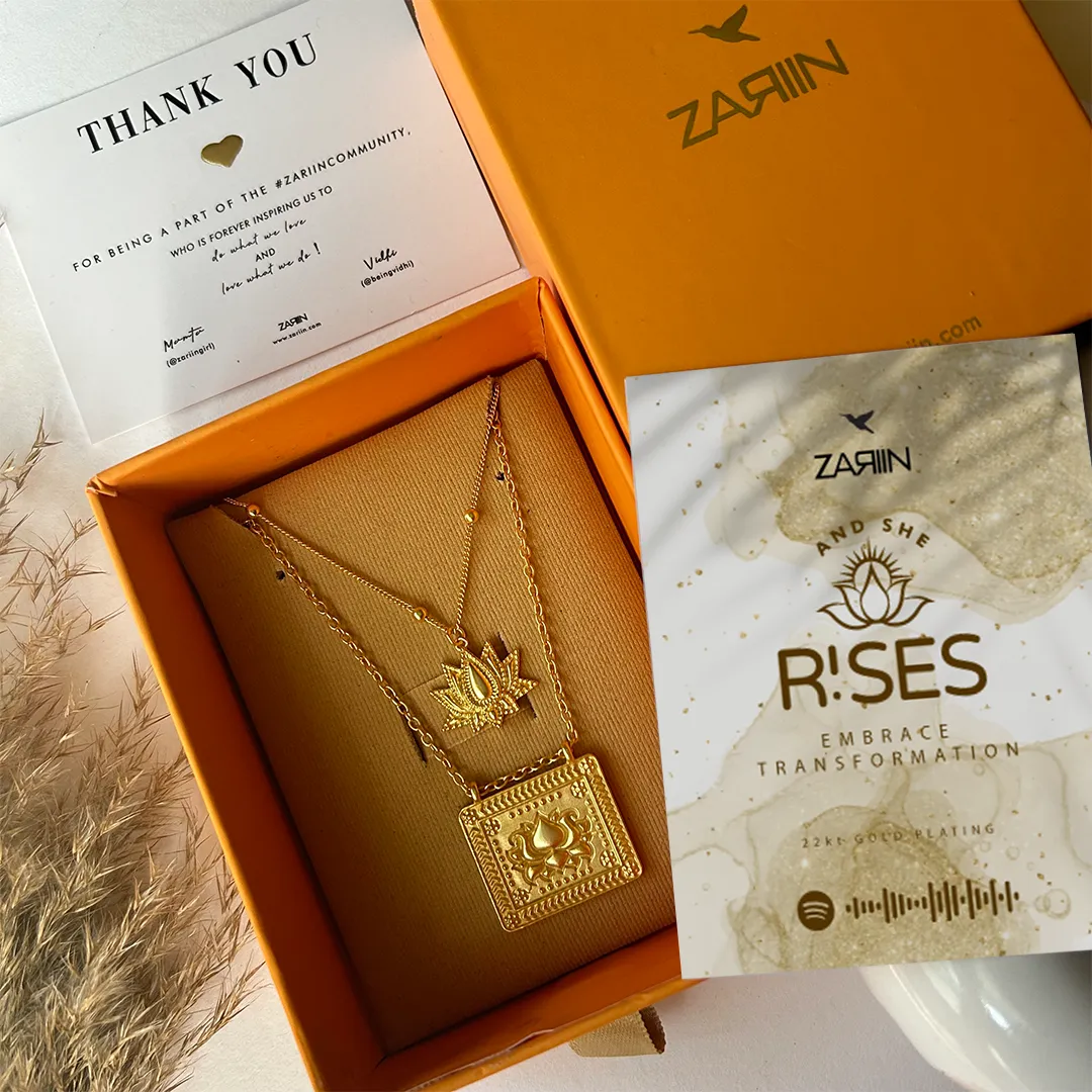 Embrace Change Lotus Pre-layered Necklace