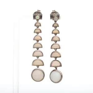 Ethiopian Opal Ballbearing Earrings
