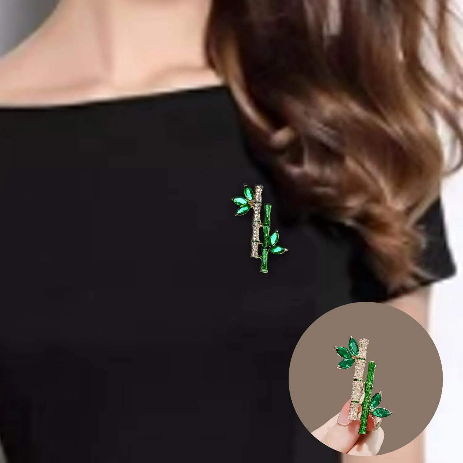 Fashion Rhinestone Flower Brooches Pins Cute Pearl Crystal Floral Lapel Pin Brooch Costume Decorate Jewelry for Women Gril Gift