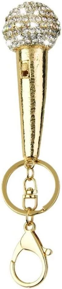 Fashion Yellow Pineapple Rhinestone Alloy Resin Women Car or Bag Keychain