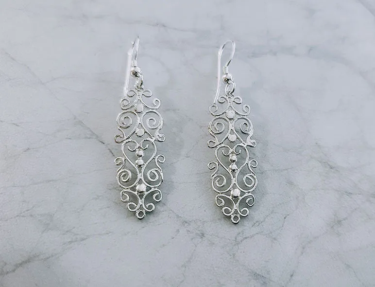 Filigree Earring Double
