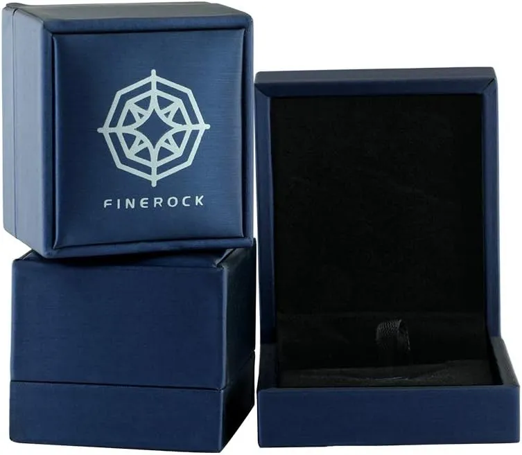 FINEROCK 1/10 Carat Diamond Twisted Anniversary Ring in 14K Gold (I1-I2 Clarity)