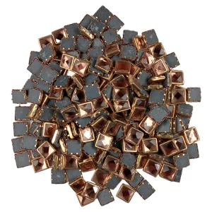 Flat-back Hotfix Golden Metal Collet Rhinestone Beads for Craft or décor - 11698-96