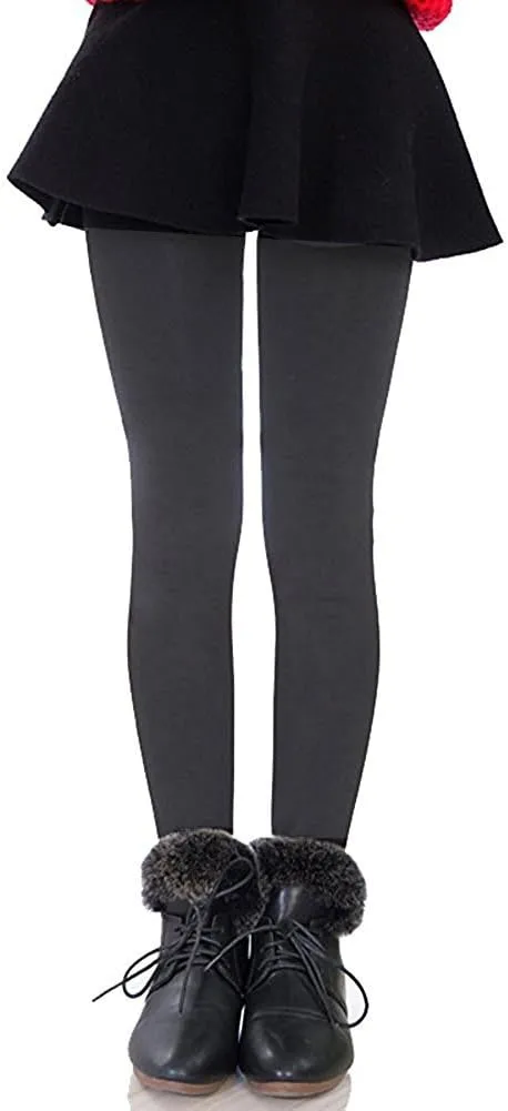 FOMANN Girls Leggings Kids Winter Warm Stretchy Leggings Baby Soft Leggings