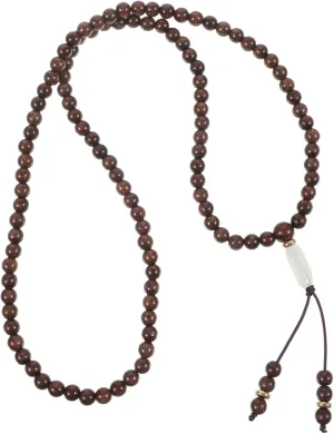 FRCOLOR Buddhist Bead Rosary Bracelet for Men and Women Sandalwood Prayer Beads Elegant present for Daily Wear Comfortable Fit Durable Design