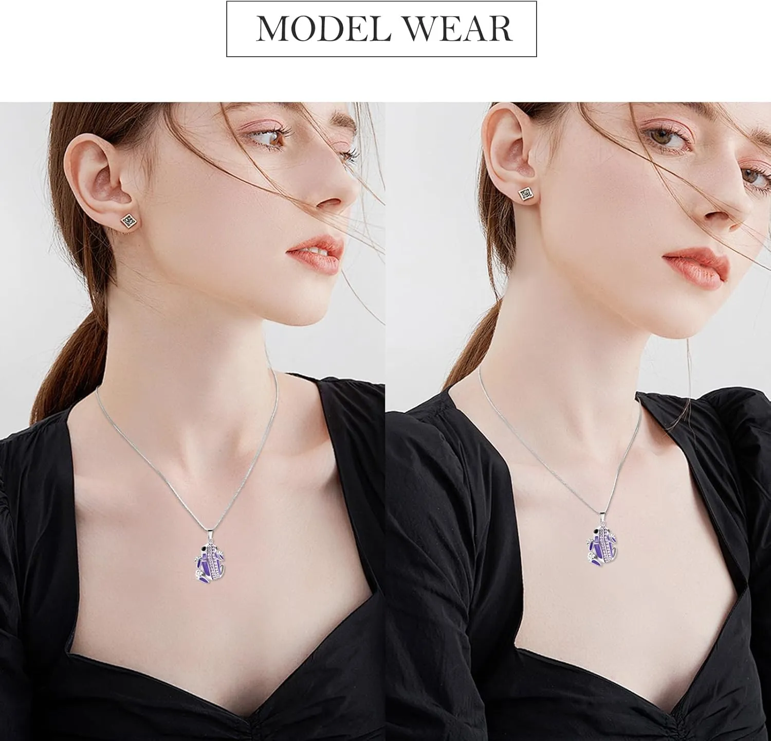 Frog Urn Necklace for Ashes Animals Cremation Jewelry Stainlee Steel Memorial Necklaces Keepsake Jewelry Ashe Holder Pendant for Human Ashes with Filling Kits