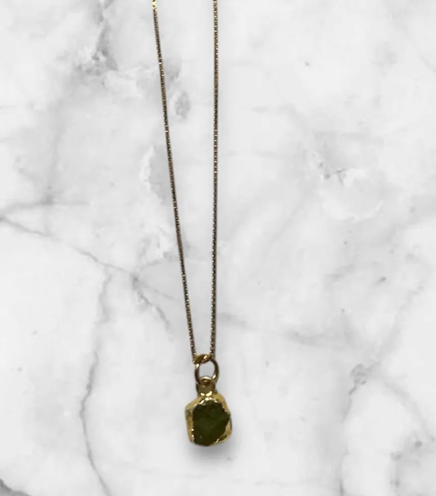 Gemstone Charm Necklace