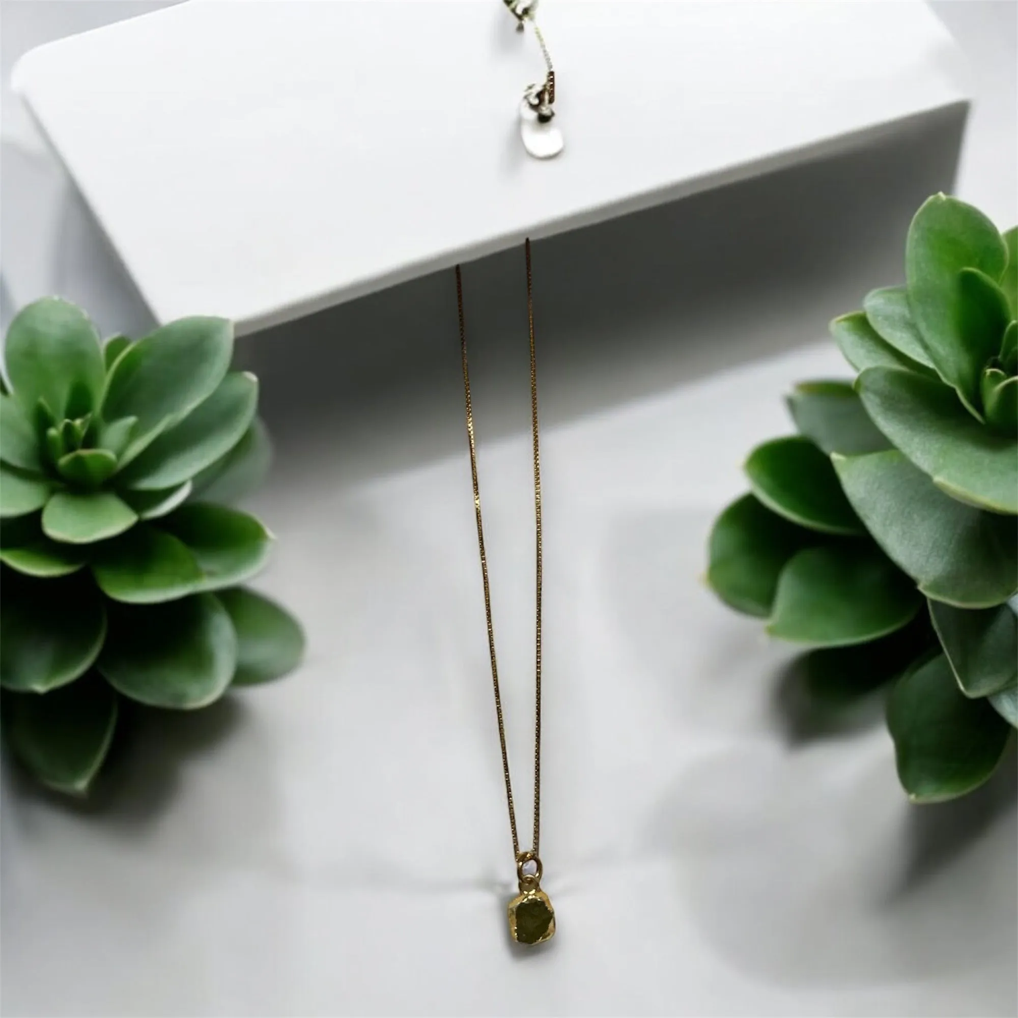 Gemstone Charm Necklace