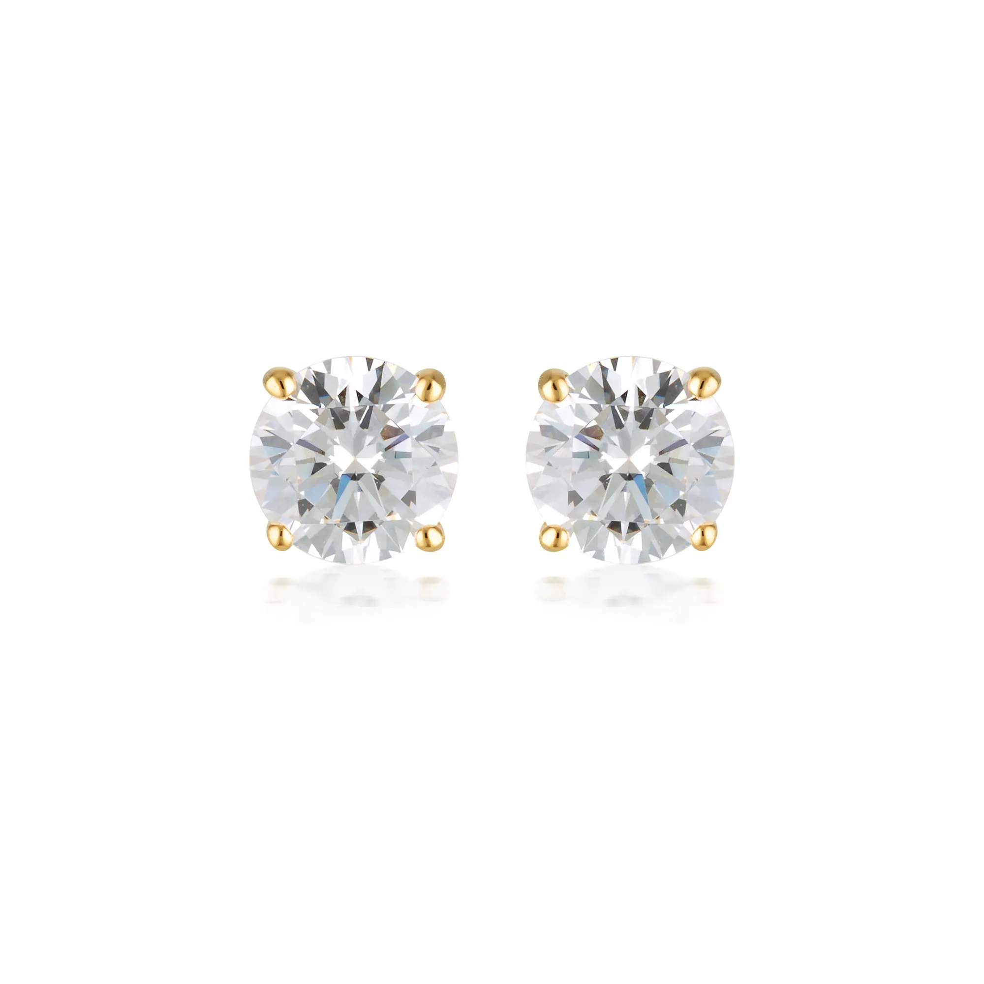 GEORGINI 5MM CLEAR ROUND STUD